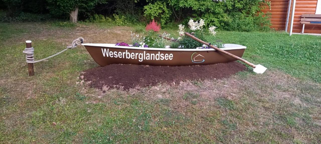 Ferienhaus Am Weserberglandsee Lauenforde 外观 照片